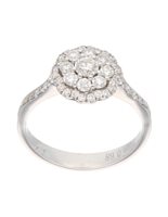 Vicenza - Piazzetta Palladio 2 - Anillo Golay Mujer in Oro blanco Diamante 0.68 Ct ACT004DI1 0.68 G SI - ACT004DI1 0.68 G SI